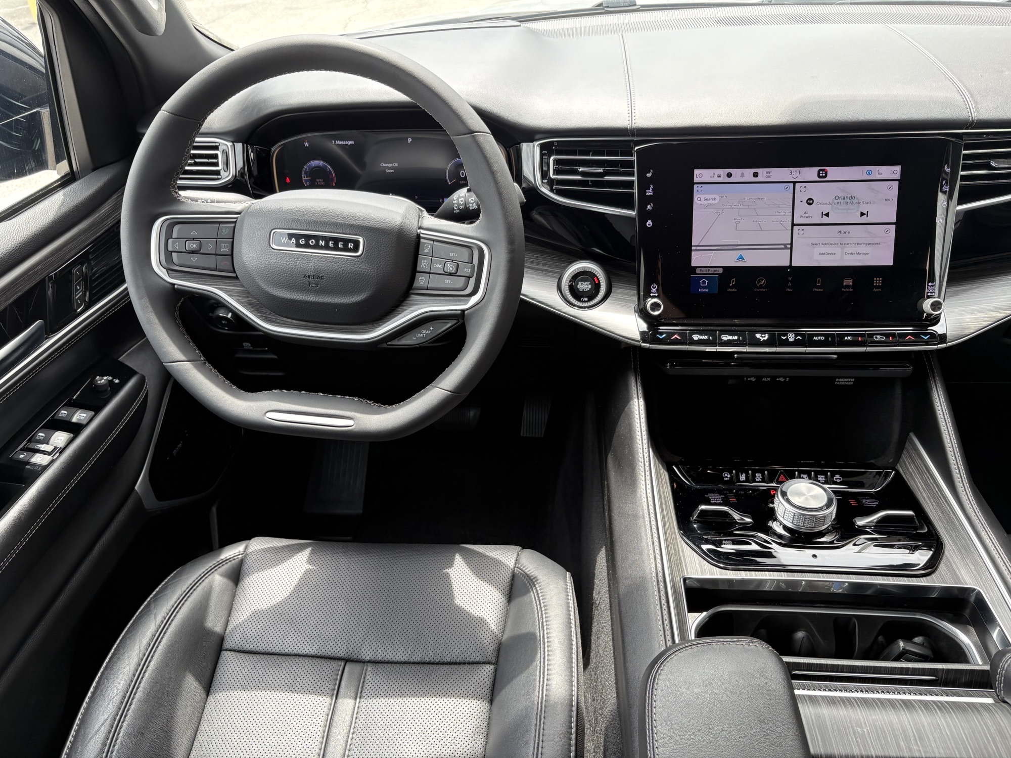 front seat