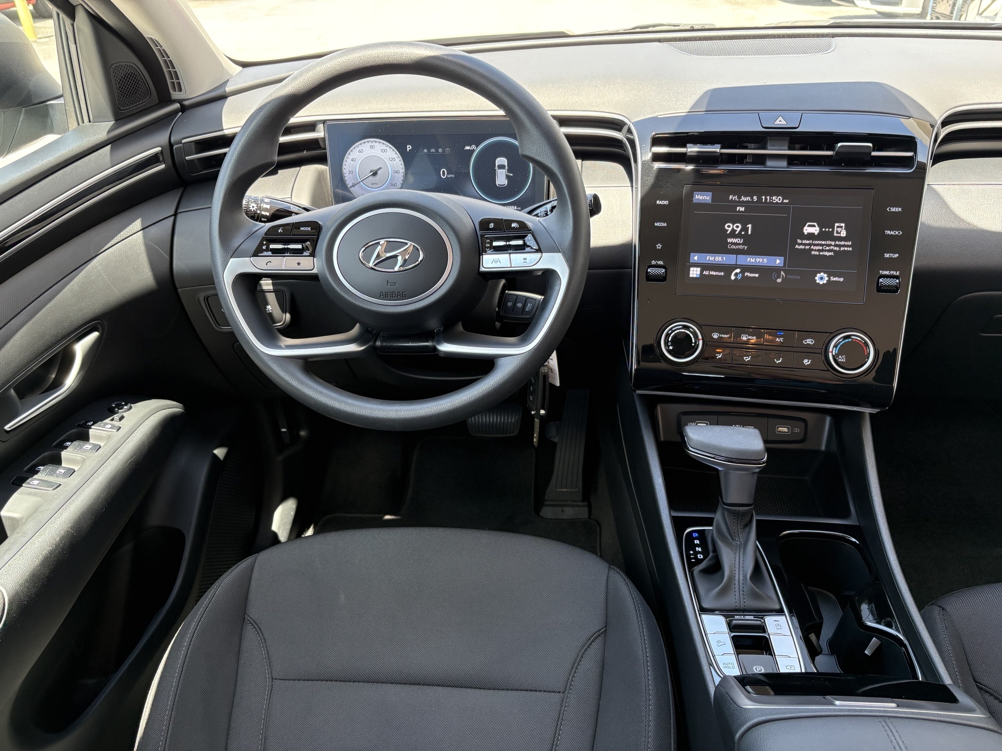 front seat