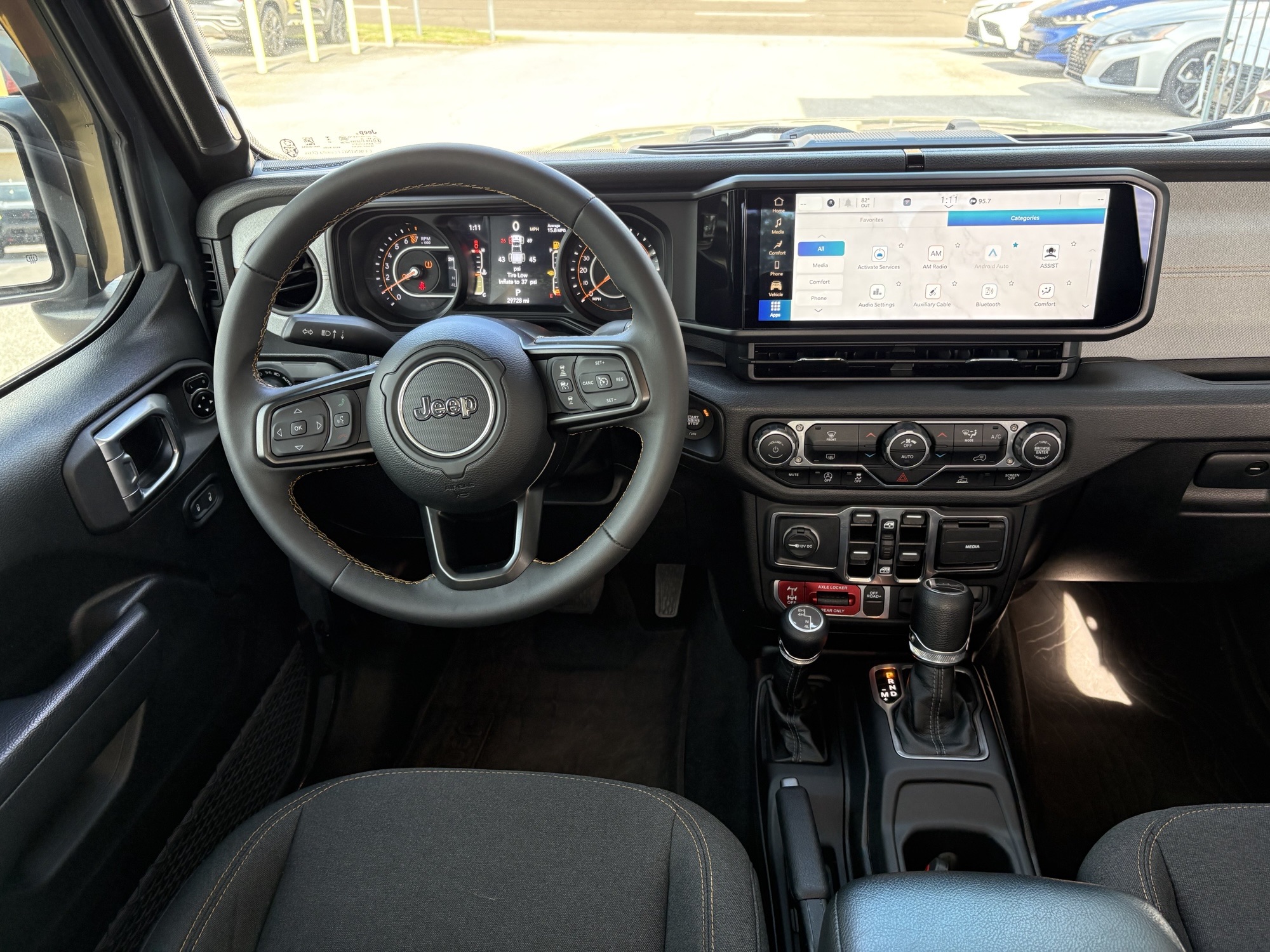 front seat