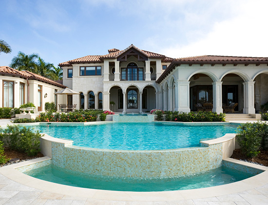 Beautiful Swimming Pool at an Estate Home