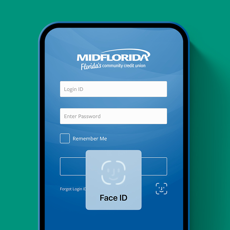Mobile App with Face ID