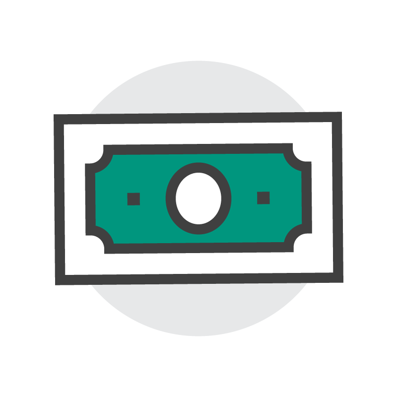 Icon dollar bill