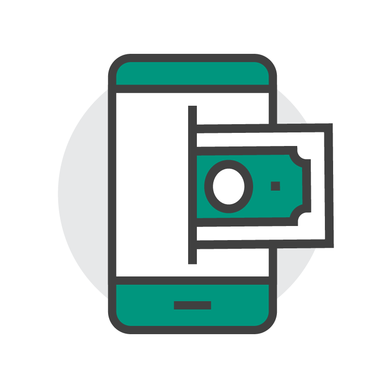 Mobile deposit icon